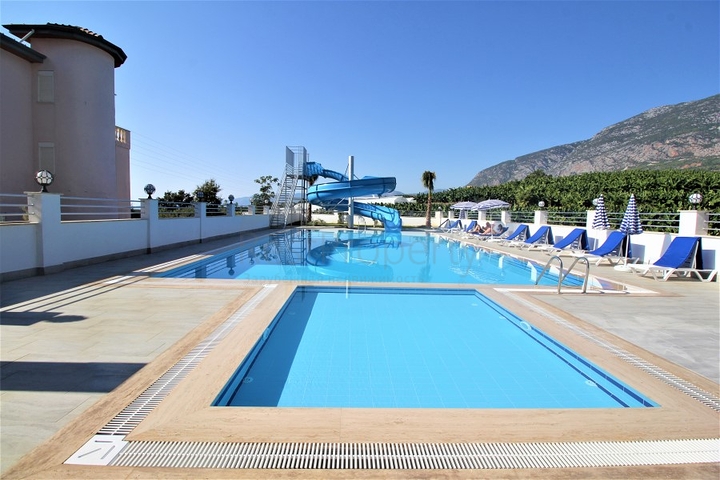 ضمن مجمع حديث يضم كافة الخدمات - دوبلكس 2 غرفة وصالة - في مهموتلار / الانيا 