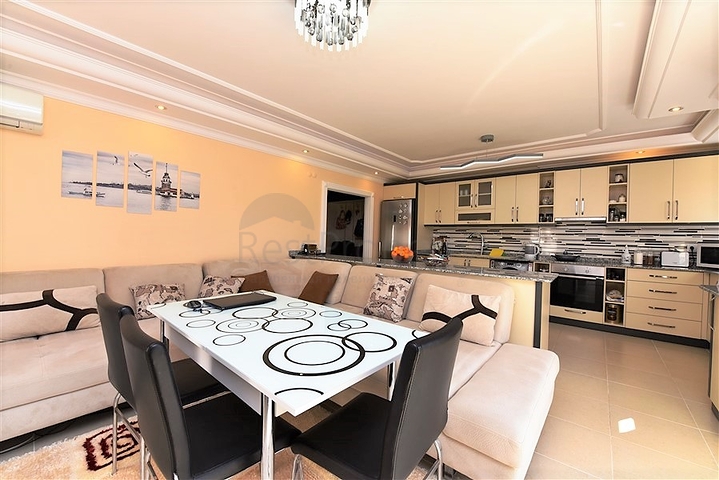 شقة واسعة غرفتين وصالة - مغ الاثاث -قريبة من البحر والخدمات - في مهموتلار / الانيا 