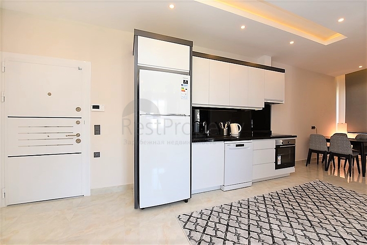 شقة مفروشة 1 + 1 في وسط ألانيا 