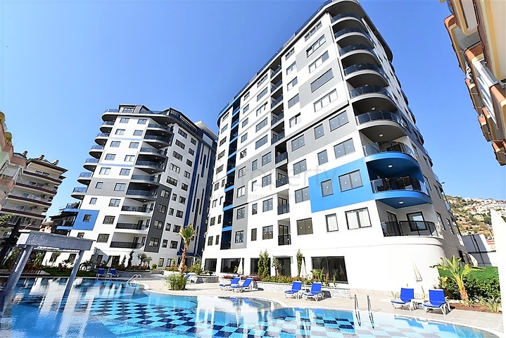 شقة مفروشة 1 + 1 في وسط ألانيا 