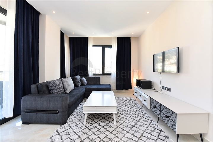 شقة مفروشة 1 + 1 في وسط ألانيا 