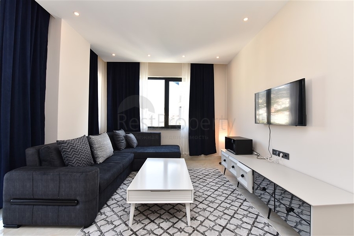 شقة مفروشة 1 + 1 في وسط ألانيا 