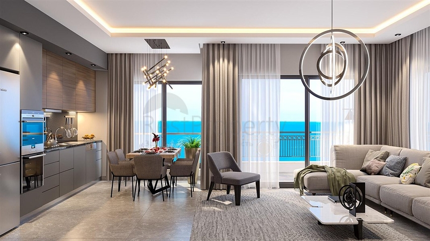 اطلالة بحرية - مجمع فاخر - قيد الانشاء - في كارجي جاك / الانيا 