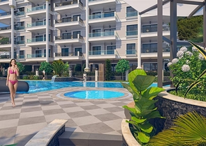 اطلالة بحرية - مجمع فاخر - قيد الانشاء - في كارجي جاك / الانيا 