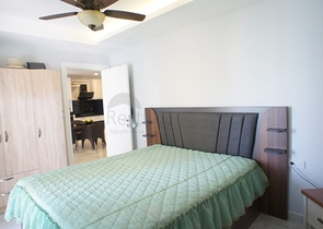 مساحة واسعة -شقة غرفة وصالة مفروشة - ضمن مجمع قريب من البحر والخدمات - في مهموتلار / الانيا 