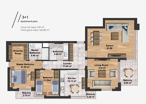 فرصة استثمارية - مجمع عائلي قيد الانشاء - في مركز الانيا