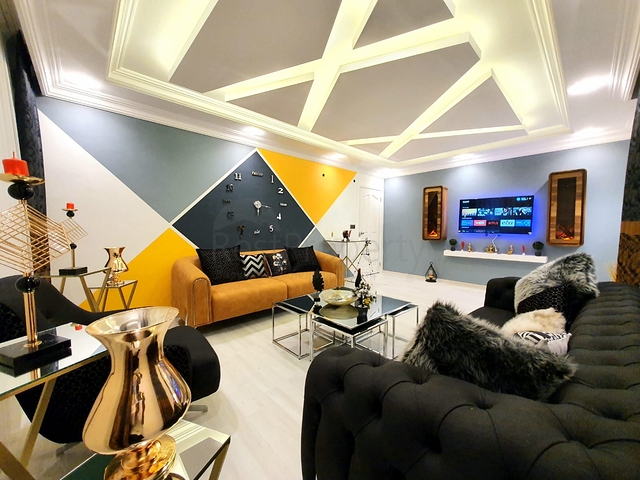 شقة عائلية انيقة - مطبخ منفصل - ضمن مجمع سكني في مهموتلار / الانيا 