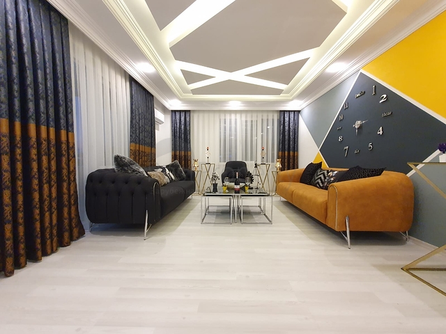 شقة عائلية انيقة - مطبخ منفصل - ضمن مجمع سكني في مهموتلار / الانيا 