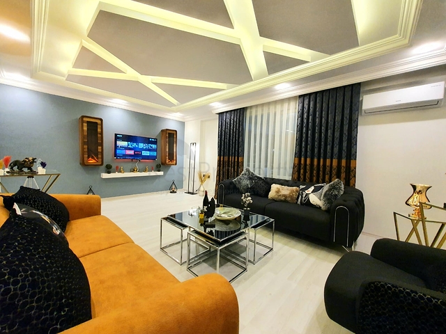 شقة عائلية انيقة - مطبخ منفصل - ضمن مجمع سكني في مهموتلار / الانيا 