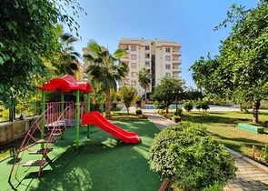 شقة عائلية انيقة - مطبخ منفصل - ضمن مجمع سكني في مهموتلار / الانيا 