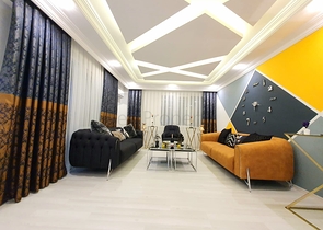 شقة عائلية انيقة - مطبخ منفصل - ضمن مجمع سكني في مهموتلار / الانيا 