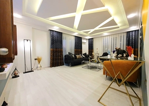 شقة عائلية انيقة - مطبخ منفصل - ضمن مجمع سكني في مهموتلار / الانيا 