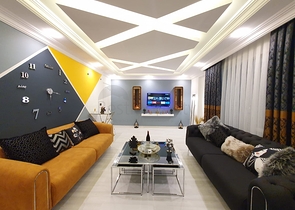 شقة عائلية انيقة - مطبخ منفصل - ضمن مجمع سكني في مهموتلار / الانيا 