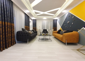 شقة عائلية انيقة - مطبخ منفصل - ضمن مجمع سكني في مهموتلار / الانيا 