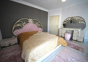 اطلالة بحر - شقة غرفتين وصالة مفروشة - ضمن مجمع في اول صف عالبحر - في مهموتلار / الانيا 