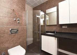 شقة غرفة وصالة -ضمن محمع سكني حديث -في مهموتلار / الانيا 