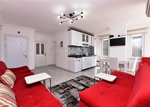 اطلالة على شاطئ كاليوباترا - شقة مميزة غرفتين وصالة - في مركز الانيا 