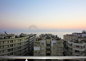 اطلالة بحر - شقة عائلية 2غرفة وصالة -مفروشة - على شارع بارباروس - مهموتلار / الانيا 