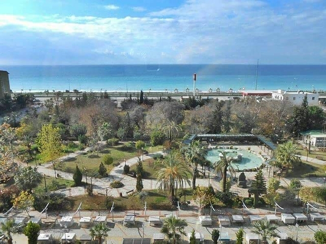 اطلالة بحر - طابق مرتفع - شقة 2 غرفة وصالة في مهموتلار / الانيا 