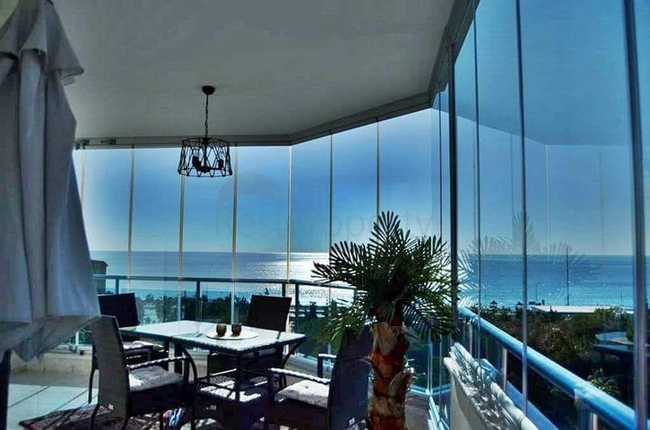 اطلالة بحر - طابق مرتفع - شقة 2 غرفة وصالة في مهموتلار / الانيا 