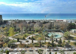 اطلالة بحر - طابق مرتفع - شقة 2 غرفة وصالة في مهموتلار / الانيا 