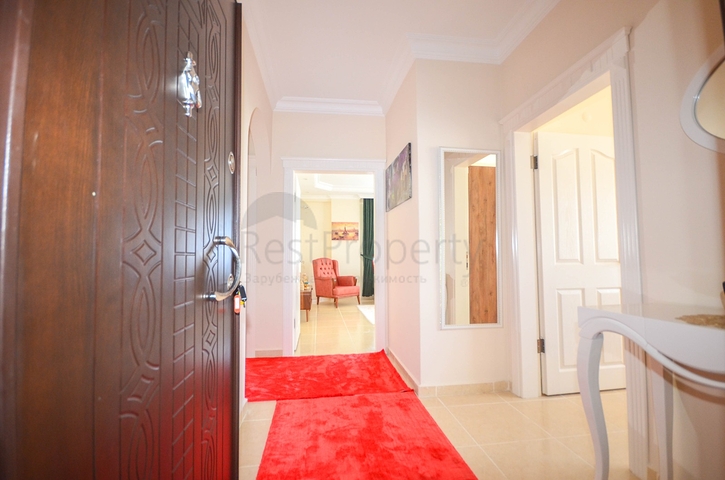 اطلالة بحر - شقة غرفتين وصالة - بعيدة عن البحر 100 م - في مهموتلار / الانيا 