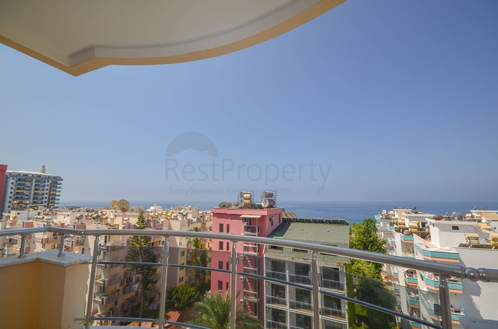 اطلالة بحر - شقة غرفتين وصالة - بعيدة عن البحر 100 م - في مهموتلار / الانيا 