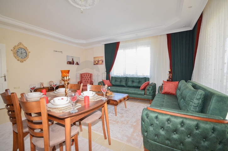 اطلالة بحر - شقة غرفتين وصالة - بعيدة عن البحر 100 م - في مهموتلار / الانيا 