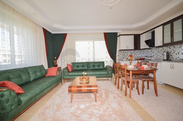 اطلالة بحر - شقة غرفتين وصالة - بعيدة عن البحر 100 م - في مهموتلار / الانيا 