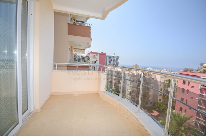 اطلالة بحر - شقة غرفتين وصالة - بعيدة عن البحر 100 م - في مهموتلار / الانيا 