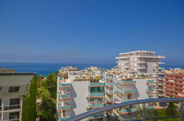 اطلالة بحر - شقة غرفتين وصالة - بعيدة عن البحر 100 م - في مهموتلار / الانيا 