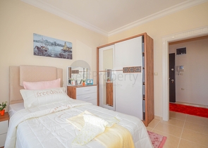 اطلالة بحر - شقة غرفتين وصالة - بعيدة عن البحر 100 م - في مهموتلار / الانيا 