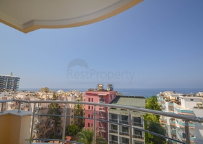 اطلالة بحر - شقة غرفتين وصالة - بعيدة عن البحر 100 م - في مهموتلار / الانيا 