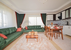 اطلالة بحر - شقة غرفتين وصالة - بعيدة عن البحر 100 م - في مهموتلار / الانيا 