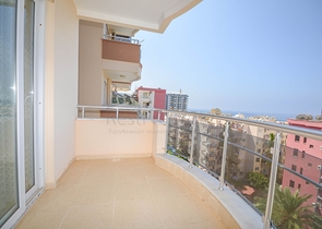 اطلالة بحر - شقة غرفتين وصالة - بعيدة عن البحر 100 م - في مهموتلار / الانيا 