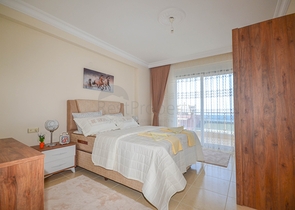 اطلالة بحر - شقة غرفتين وصالة - بعيدة عن البحر 100 م - في مهموتلار / الانيا 