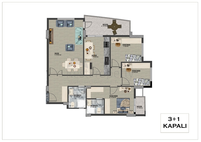 بالاقساط دون فوائد - شقق ضمن مجمع قيد الانشاء - في منطقة غازي باشا / الانيا 