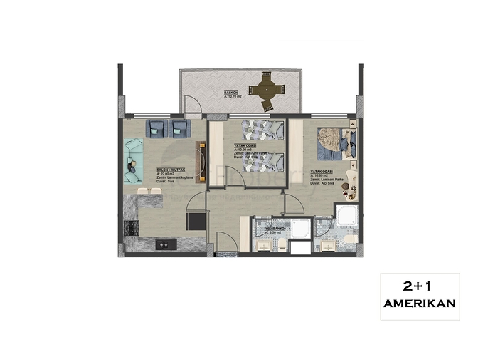 بالاقساط دون فوائد - شقق ضمن مجمع قيد الانشاء - في منطقة غازي باشا / الانيا 