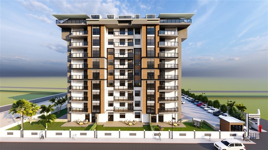 بالاقساط دون فوائد - شقق ضمن مجمع قيد الانشاء - في منطقة غازي باشا / الانيا 