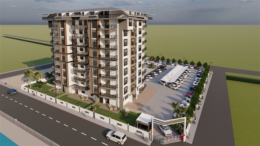 بالاقساط دون فوائد - شقق ضمن مجمع قيد الانشاء - في منطقة غازي باشا / الانيا 