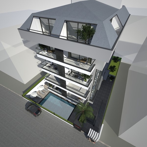 فرصة استثمارية - مجمع قيد الانشاء في مركز الانيا 