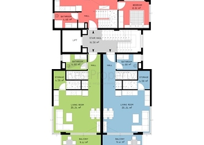 فرصة استثمارية - مجمع قيد الانشاء في مركز الانيا 