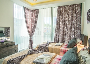 اطلالة بحر - دوبلكس فاخرة من تصميم 2 غرفة وصالة - في كاستل / الانيا 