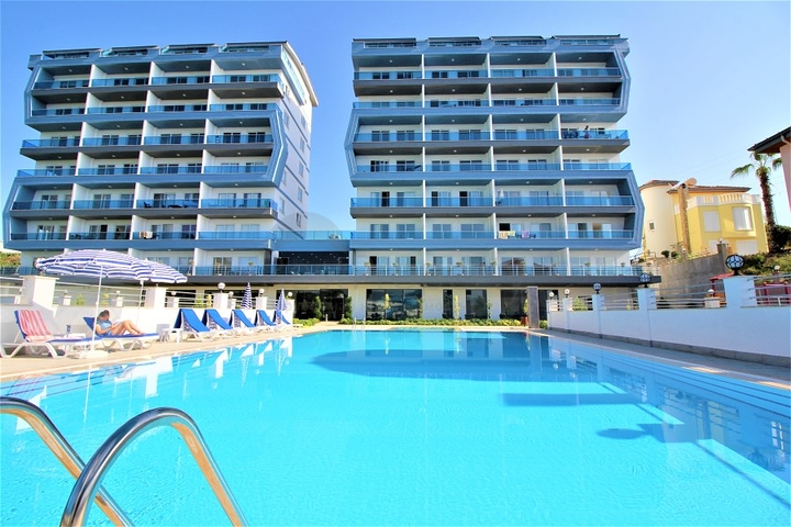 شقة غرفة وصالة - مجمع سكني حديث - في مهموتلار / الانيا 