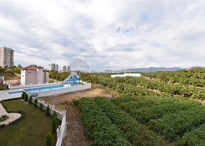 شقة غرفة وصالة - مجمع سكني حديث - في مهموتلار / الانيا 