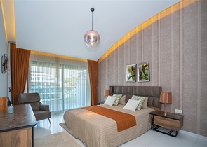 مجمع سكني بخدمات 5 نجوم - دوبلكس فاخرة - تصميم 2 غرف وصالة - في كارجي جاك / الانيا 