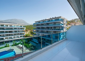 مجمع سكني بخدمات 5 نجوم - دوبلكس فاخرة - تصميم 2 غرف وصالة - في كارجي جاك / الانيا 