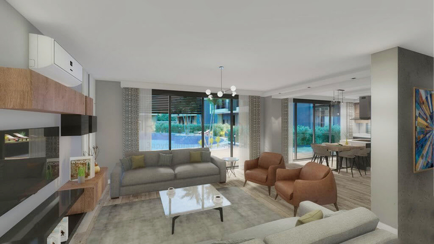 مشروع فلل فاخرة في منطقة مراد باشا (أنطاليا)