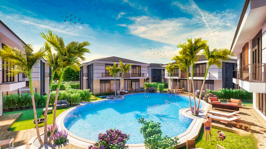 مشروع فلل فاخرة في منطقة مراد باشا (أنطاليا)