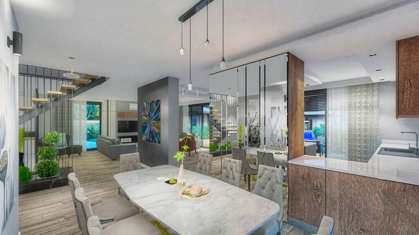 مشروع فلل فاخرة في منطقة مراد باشا (أنطاليا)